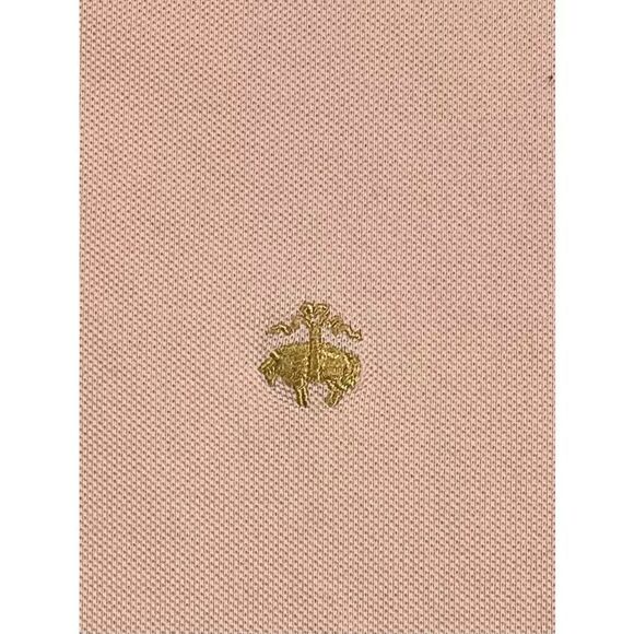 Brooks Brothers Golden Fleece Stretch Supima Performance Polo Pink Size Large - Picture 3 of 10